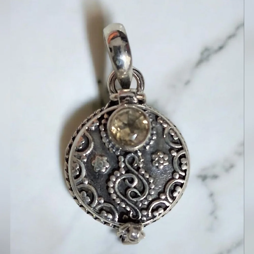 925 STERLING SILVER POISON PENDANT